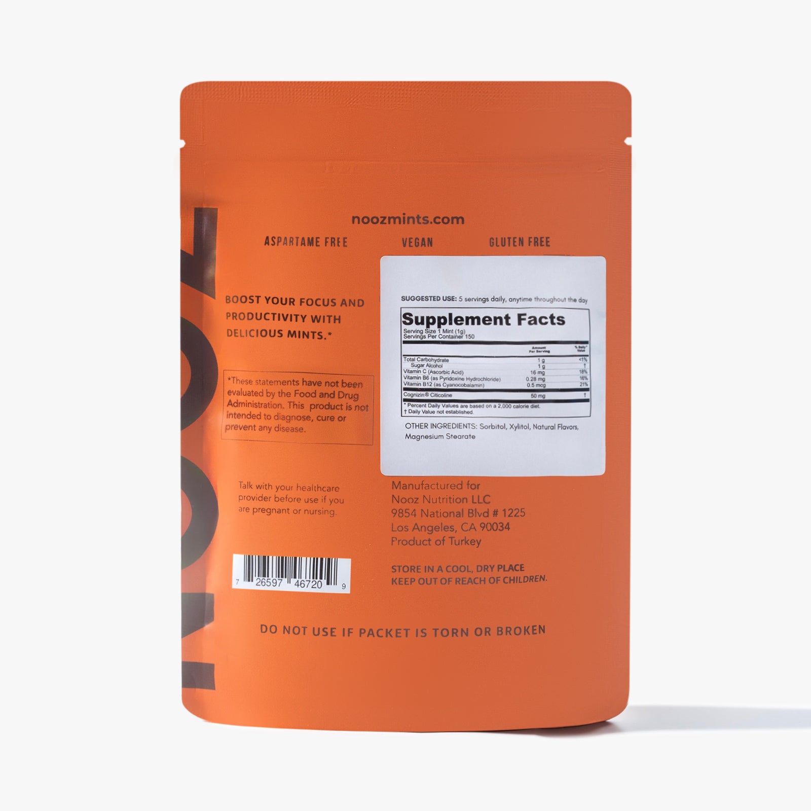 FOCUS MINTS | 30 day Supply