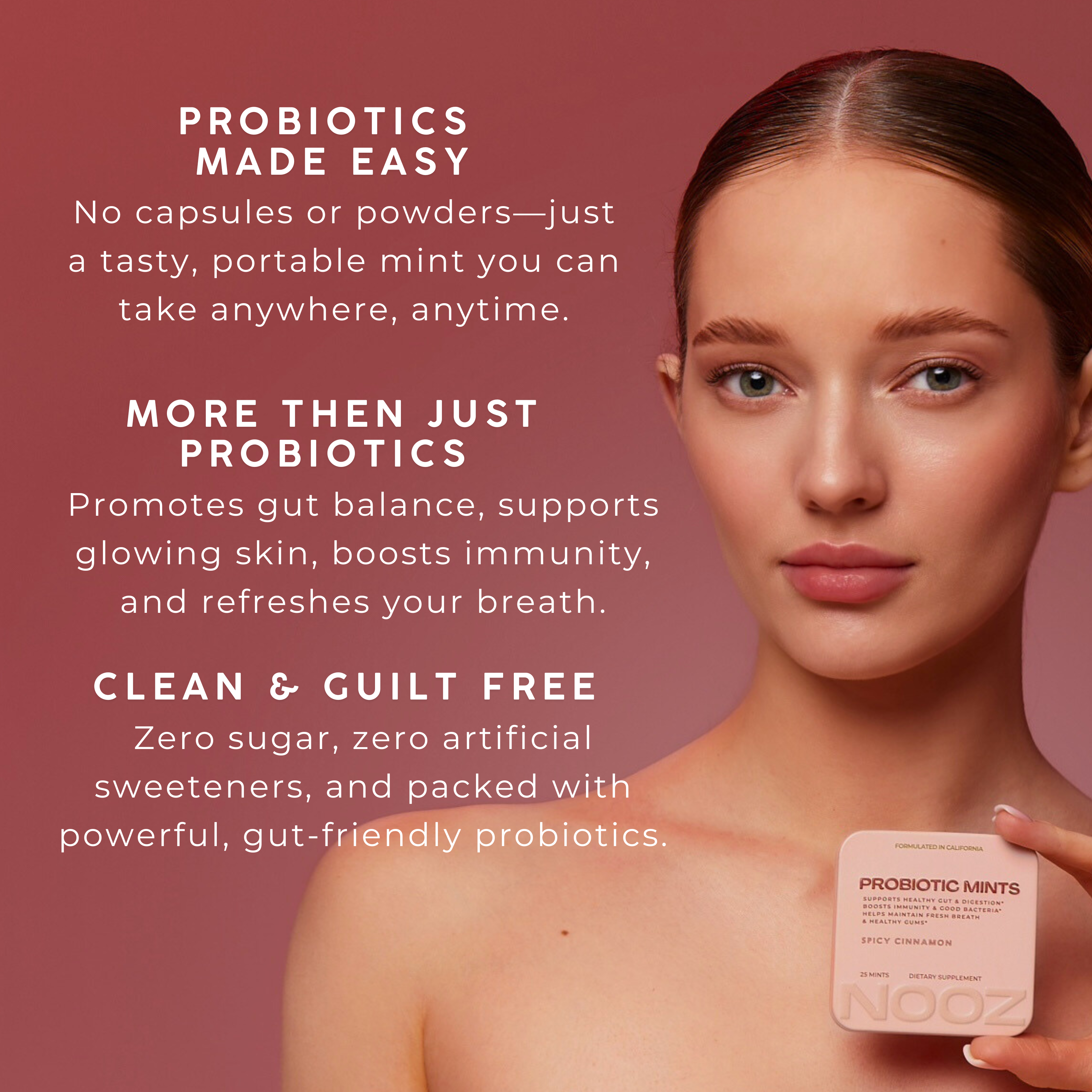 PROBIOTIC MINTS | 30 day Supply