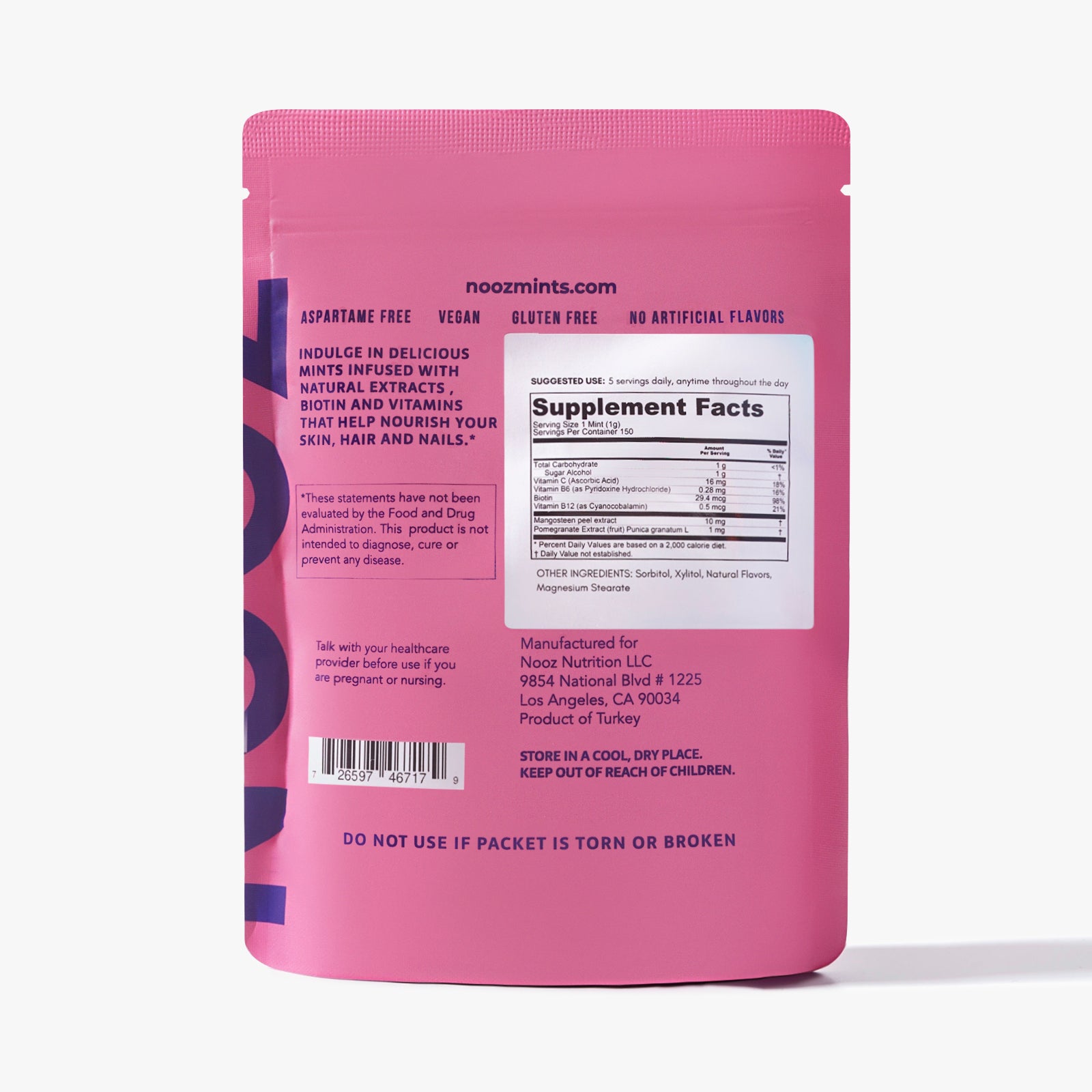 BEAUTY MINTS | 30 day Supply