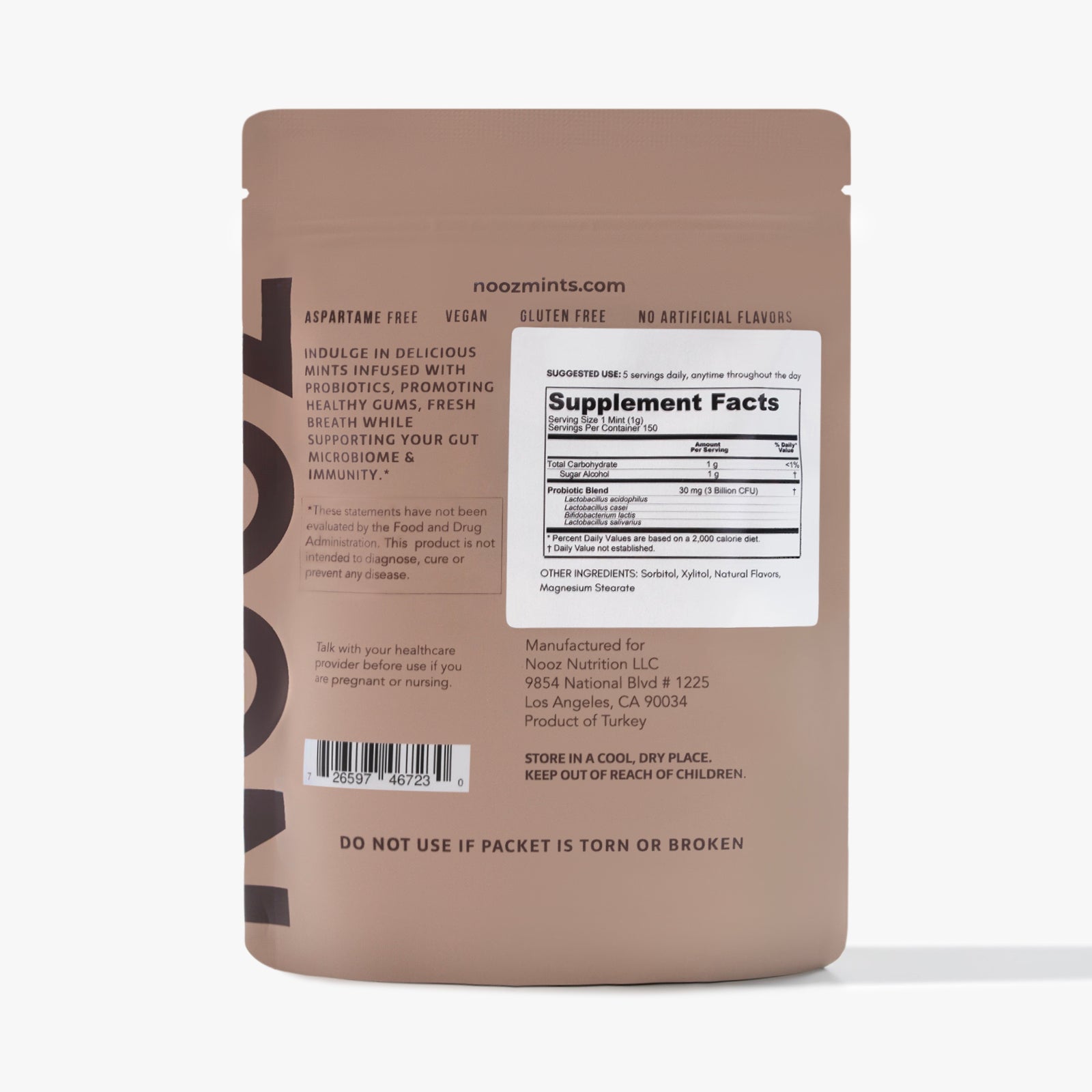 PROBIOTIC MINTS | 30 day Supply